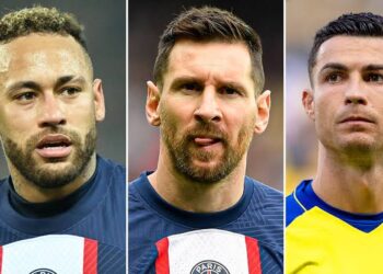 Ronaldo, Messi, Neymar Rated Highest Paid Footballers In 2023