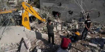 Israel Pulls Down Home Of Hamas Deputy Leader In West Bank