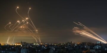 Israeli Iron Dome Intercepts Rockets Fired From Palestine