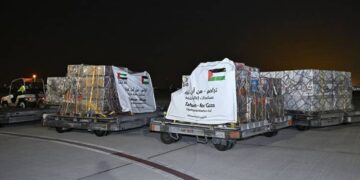 UAE Ships 68 Tonnes Of Food Supplies To Gaza