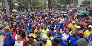 South Africa: Over 300 Workers March In The Rain To Demand Permanent Employment Status