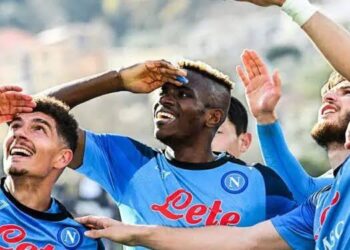 UCL: Osimhen’s Napoli Battle Barcelona In knockout Phase