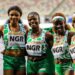 African Championship: Amusan Recovers, Leads Nigeria’s Women’s Relay Team To Victory 