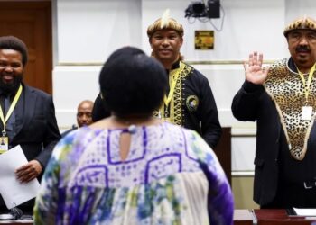 Members Of Zuma’s Party Sworn-in As Parliamentarians After Boycotting Sitting