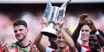 Arsenal Overcome Lyon To Grab Emirate Cup, As Chelsea Capture Neto Few Days To EPL Opener