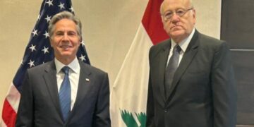 Blinken Holds Talks With Lebanon’s PM In UK As Israel’s Onslaught Rages