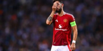 Man Utd: Fernandes Sees Red Second Time In 5 Days