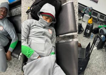JUST IN: Stranded Super Eagles On Board Plane Back To Nigeria, 16 Hours After AFCON Qualifier Nightmare
