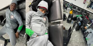 JUST IN: Stranded Super Eagles On Board Plane Back To Nigeria, 16 Hours After AFCON Qualifier Nightmare