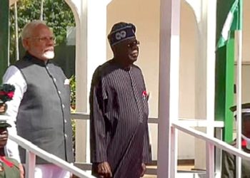 Indian Prime Minister, Modi Arrives Nigeria