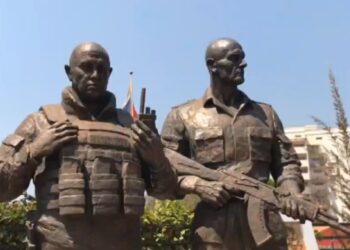CAR Erects Statue Of Late Wagner Chief, Prigozhin