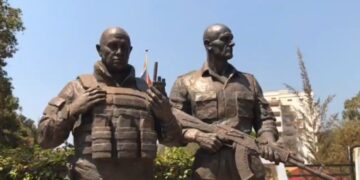 CAR Erects Statue Of Late Wagner Chief, Prigozhin