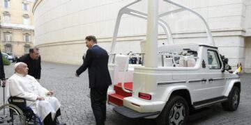 Mercedes Delivers Modified G-Wagon Popemobile To Pope Francis