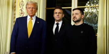 Macron, Trump, Zelensky Meet In France