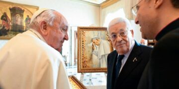 Pope Receives Palestinian President At The Vatican