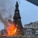 Syria: Protest In Damascus Over Burning Of Christmas Tree