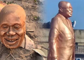 Ghana: Controversial Self-Promotional Statue Of Former President Akufo-Addo Destroyed