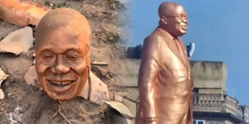 Ghana: Controversial Self-Promotional Statue Of Former President Akufo-Addo Destroyed