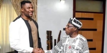 Ngannou: MMA Fighter In Nigeria, Visits Obasanjo