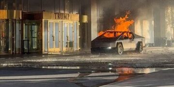 FBI Investigating Possible Terrorism Link In Tesla Truck Explosion Near Trump Tower