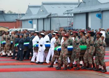 South Africa Receives Bodies Of Soldiers Killed In DRC Conflict