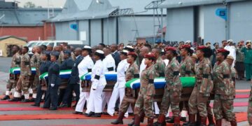 South Africa Receives Bodies Of Soldiers Killed In DRC Conflict