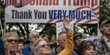 White South Africans Claiming Victims Of Racism March In Support Of Trump