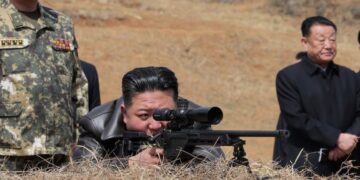 North Korea Leader Test-Fires New Sniper Rifle At Visit To Military Training Base