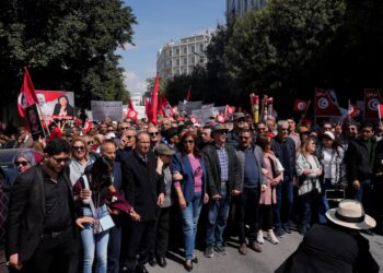 Tunisians Protest Against President Saied’s Authoritarian Rule