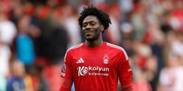Nottingham Forest Suffer EPL Loss Without Nigeria’s Aina, Arsenal In Fresh Title Blow