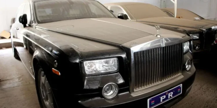 Some of Jammeh's luxury cars are not on the list of the sold assets