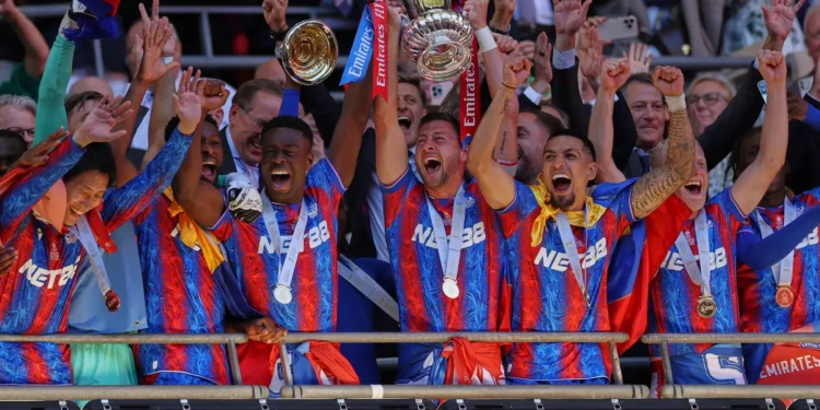 Crystal Palace Players Celebrate