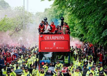 Many Hospitalised As Car Ploughs Through Crowd Celebrating Liverpool EPL Title Victory