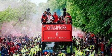 Many Hospitalised As Car Ploughs Through Crowd Celebrating Liverpool EPL Title Victory