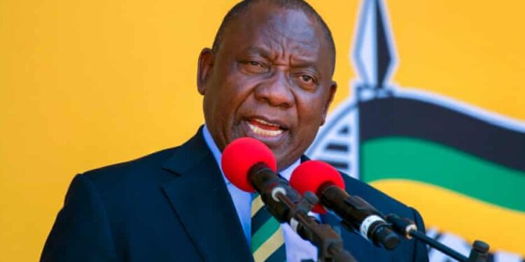 South African President Cyril Ramaphosa