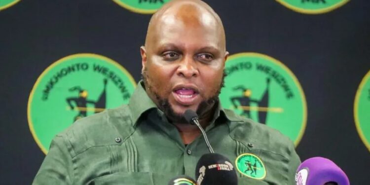 Sacked Secretary General of uMkhonto weSizwe (MK), Floyd Shivambu