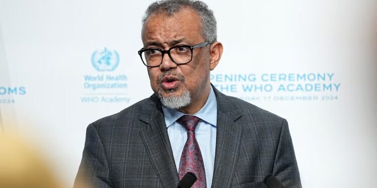 WHO Director-General, Tedros Adhanom Ghebreyesus