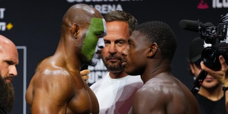 Kamaru Usman and Joaquin Buckley