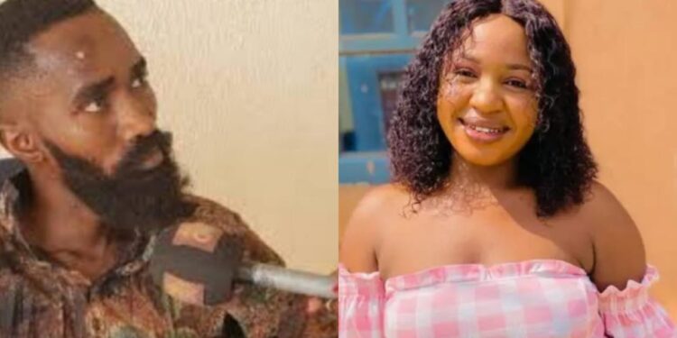 Combo photo of Oluwatimileyin Ajayi and the victim, Salome Adaidu