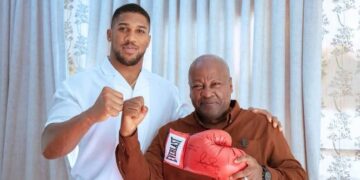 Joshua: Boxing Champion Visits Ghanaian President