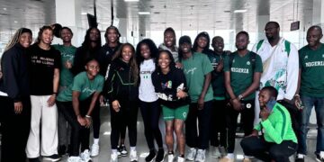 JUST IN: Defending Champions Nigeria Arrive Abidjan For 2025 Women’s AfroBasket