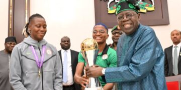 JUST IN: Tinubu Showers National Honours On Nigeria’s Super Falcons, Gifts $100,000, Houses Each To Players
