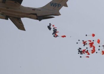 WFP Airdrops Life-saving Food Supplies In Conflict-Hit South Sudan