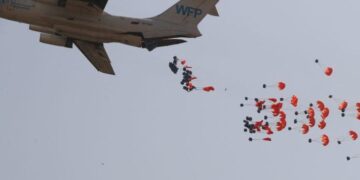 WFP Airdrops Life-saving Food Supplies In Conflict-Hit South Sudan