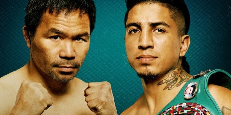 Manny Pacquiao and Mario Barrios