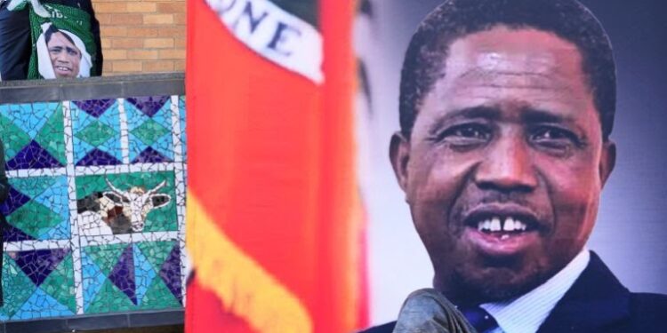 Former Zambian President Edgar Lungu