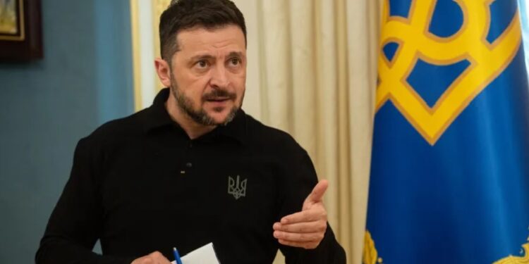 Ukrainian President, Volodymyr Zelensky