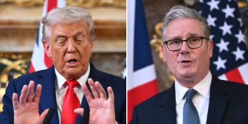 Trump, Starmer Disagree On Recognition Of State Of Palestine