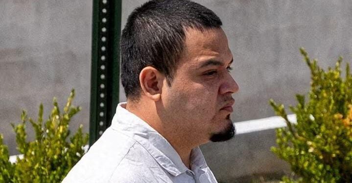 Kilmar Abrego Garcia walks after he has been released from the Putnam County Jail in Cookeville, Tennessee, U.S., August 22, 2025.