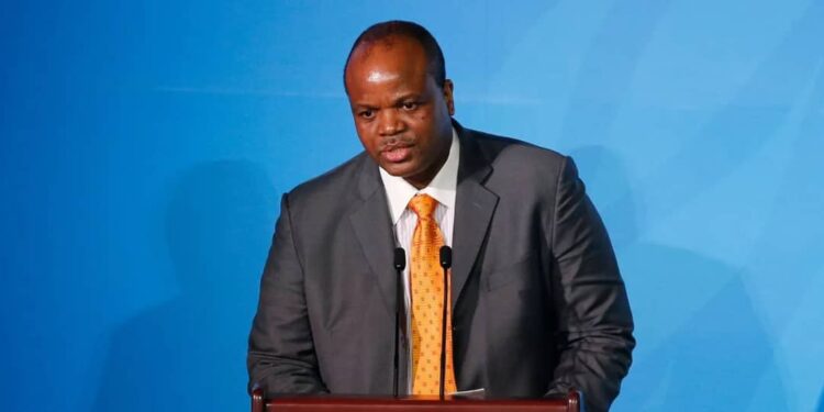 King Mswati III of the Kingdom of Eswatini